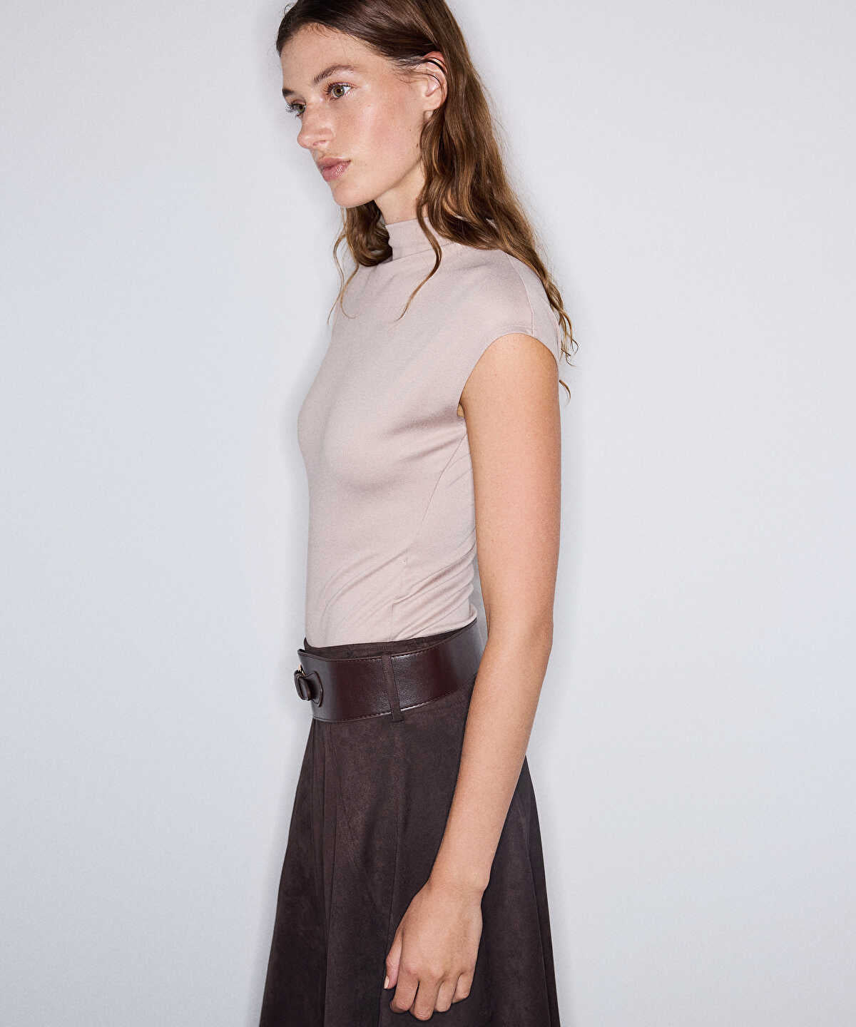 Basic High-Neck Bodysuit