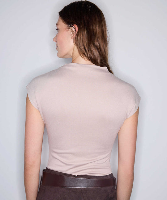 Basic High-Neck Bodysuit