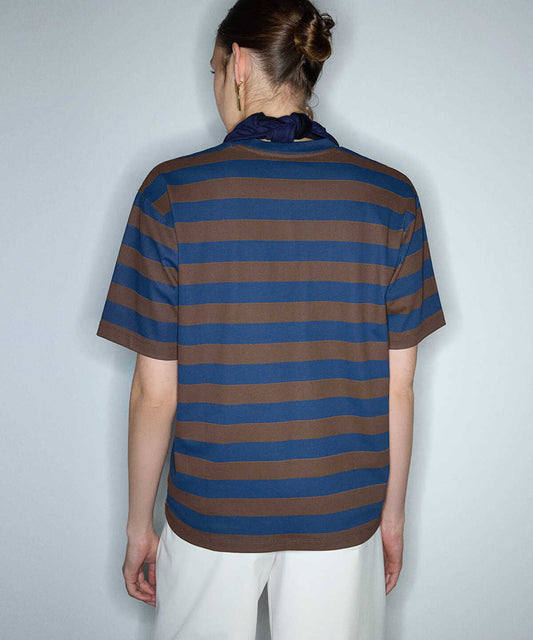Striped T-Shirt with Scarf