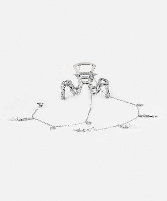 Spiral Chain Hair Clip