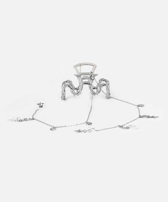 Spiral Chain Hair Clip