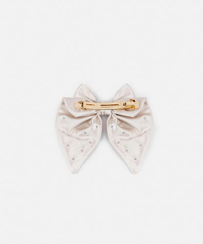 Faux Pearl Bow Hair Clip