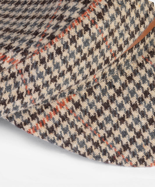 Embellished Houndstooth Hat