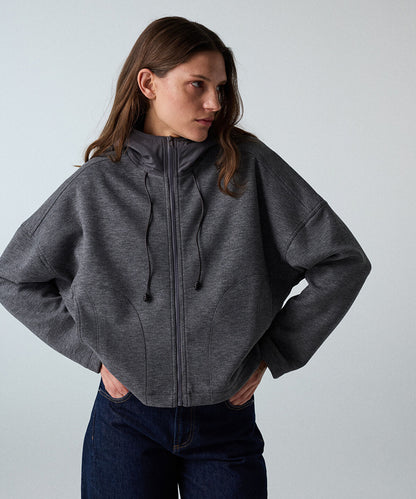 Hooded Combination Sweatshirt