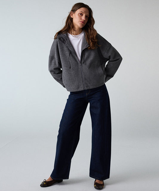 Hooded Combination Sweatshirt