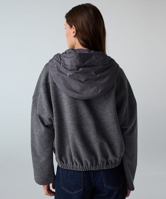 Hooded Combination Sweatshirt