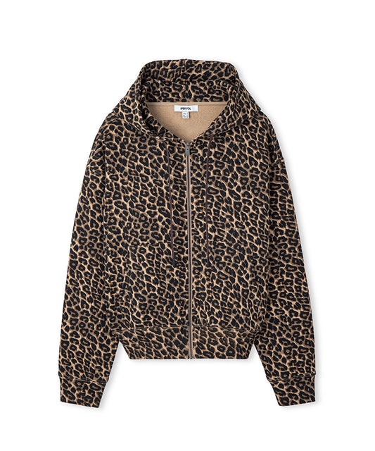 Oversized Leopard-Print Sweatshirt