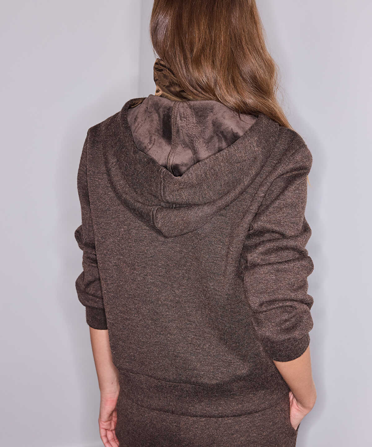 Layered-Effect Knit Sweatshirt