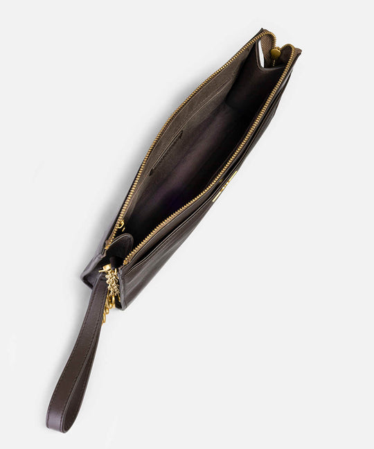 100% Leather Olive Tree Clutch