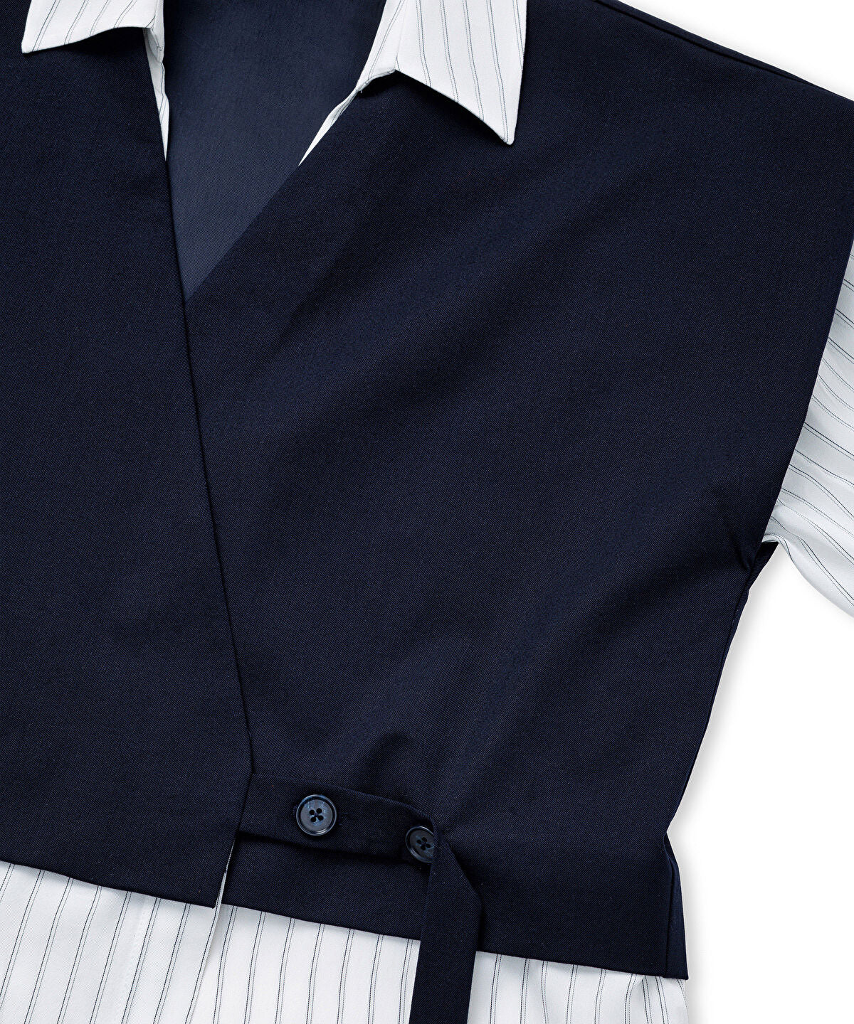 Layered-Effect Overshirt