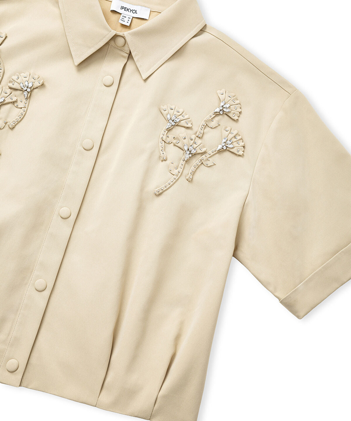 Floral Applique Overshirt