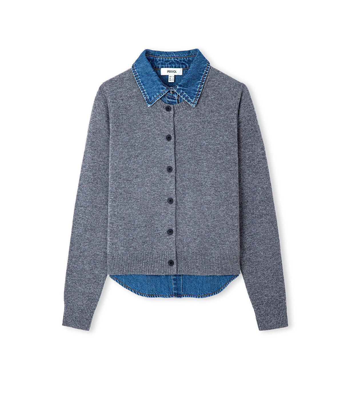 Zoomed Layered-Effect Cardigan