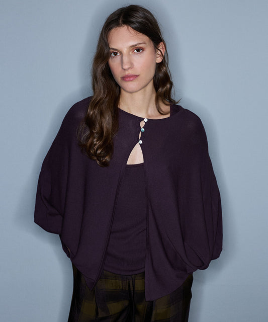 Mother-of-Pearl Button Cardigan