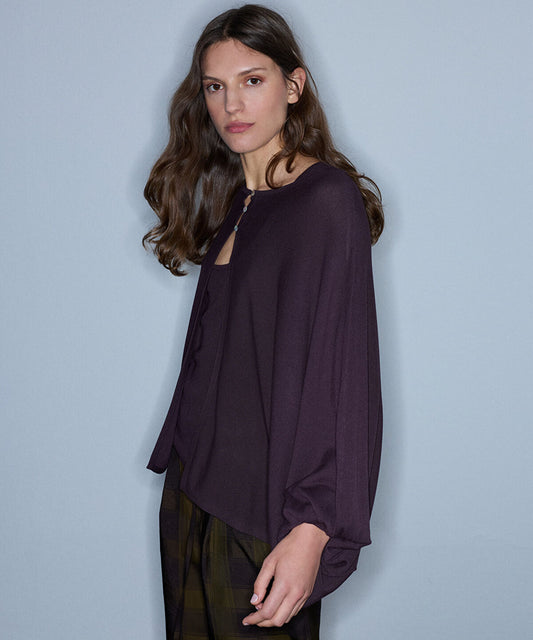 Mother-of-Pearl Button Cardigan