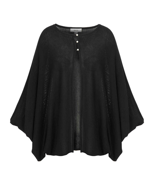 Faux-Pearl Button Knit Cardigan