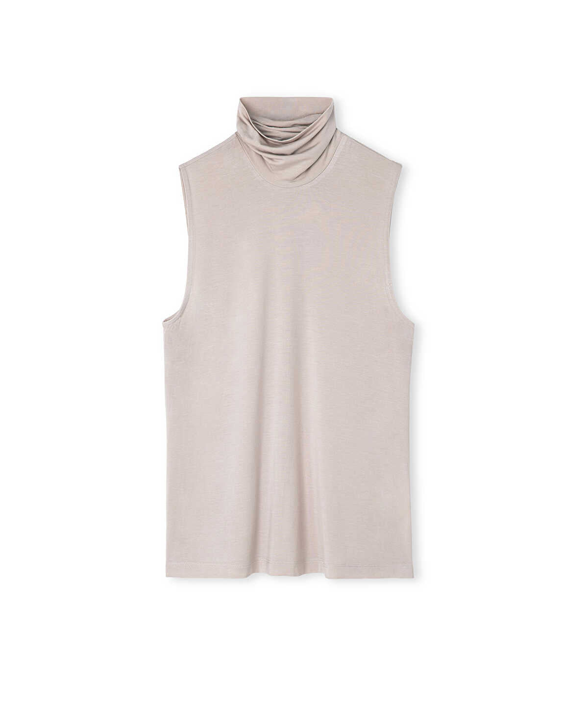 Zoomed Basic Turtleneck T-Shirt